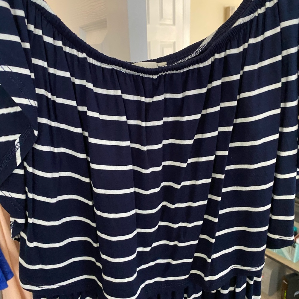 Off the shoulder maxi dress